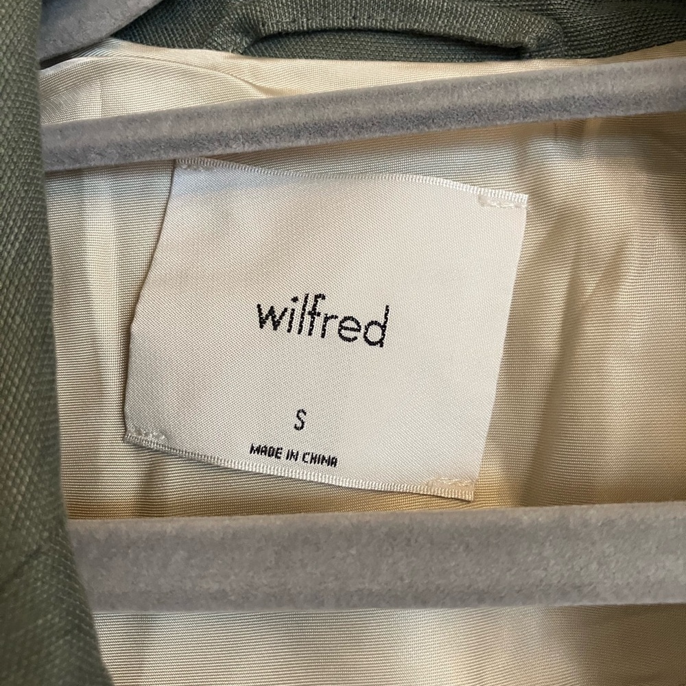 Wilfred Moss Green Single-Button Linen Blazer - Picture 2 of 2